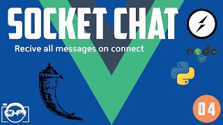 Project SocketChat  Part 4 Get messagest from socketio when a user connect [upl. by Adnolohs]