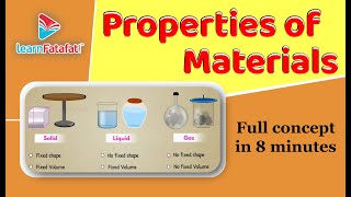 Properties of Materials  Class 6 Sorting Materials into Groups  CBSE  LearnFatafat [upl. by Adnaram282]