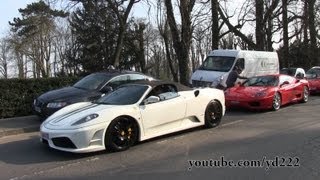 Ferrari F430 Spider w Capristo Exhaust LOUD accelerations [upl. by Kathryne741]