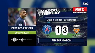 PSG 13 Lorient  Paris coule encore au Parc des Princes… Le goal replay du match [upl. by Torras]