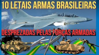 As mais MODERNAS e LETAIS ARMAS BRASILEIRAS não adquiridas pelo Exercito FAB e Marinha [upl. by Melony218]