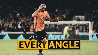 INCREDIBLE Neves goal v Manchester United  Every Angle [upl. by Goddart]