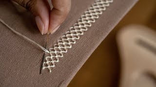 Effortless Embroidery  Neat Border Patterns for Dress and Garments [upl. by Lawtun814]