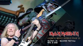 Iron Maiden  Legacy of the Beast 2022  Belsonic Festival UK  Full Show [upl. by Norrabal]