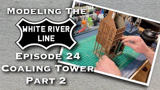 Building a Walthers Coaling Tower Kit Part 2 [upl. by Roselane]