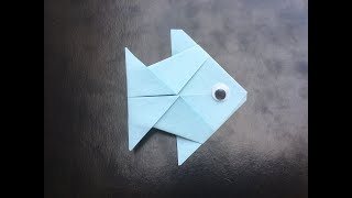 ☺️Ganz einfache Origami Fische🐟basteln🐠 [upl. by Yrian731]