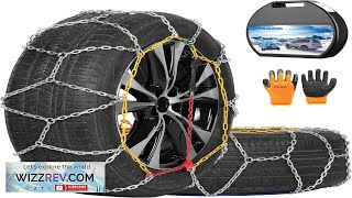 Snow Chains WearResistant High Carbon Steel Anti Slip Tire Chain for Passenger Review [upl. by Teena722]