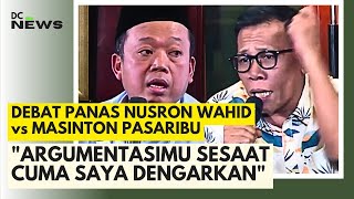 Debat Panas Nusron Wahid vs Masinton Pasaribu [upl. by Tan]