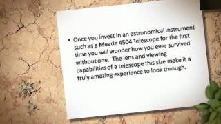 Outstanding Review About Meade 4504 Telescope [upl. by Warfore]