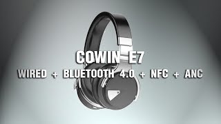 COWIN E7  Wireless ANC Headset  Terapia del Desempaquetado  TutorialesNET [upl. by Ahseined]