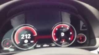 BMW M550d F10  acceleration 0250 kmh [upl. by Wooster]