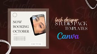 Como Criar Designs Únicos para Lash Designers com Canva – Tutorial Completo 2024 [upl. by Leanatan]