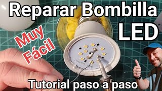 Como Reparar Bombilla LED 💡 [upl. by Alfons228]