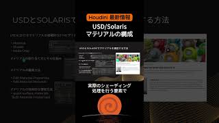 【Houdini最新情報】USDSolarisマテリアルの構成USDSolaris Material Composition houdinihive vfx usd [upl. by Aihsilef]