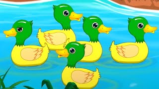 Five Little Ducks Nursery Rhymes And Kids Songs by The Five Little Show [upl. by Ykcul]