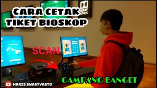 CARA CETAK TIKET BIOSKOP  GAMPANG BANGET TANPA ANTRI TINGGAL SCAN [upl. by Hamil]