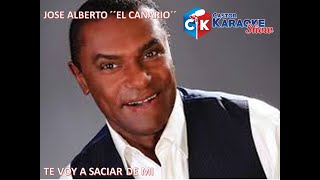 karaoke te voy a saciar de mi jose alberto el canario OFFICIAL karaokesalsa karaokesongslyrics [upl. by Seeto856]