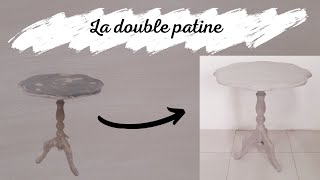 TUTO Comment faire une DOUBLE PATINE simplement relooker un meuble en bois DIY [upl. by Naples933]