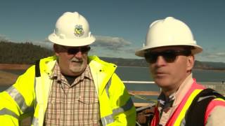 Tour of Oroville Dam gets closer look at damage work [upl. by Cinamod956]