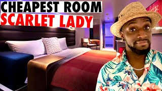 CHEAPEST Cabin On Scarlet Lady Cruise Ship  Virgin Voyages Sea Terrace Inside Stateroom [upl. by Stamata]