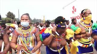 umemulo Swaziland Reed dance boosts tourism in KZN [upl. by Htelimay409]