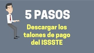 Descargar talones de pago ISSSTE Paso a paso [upl. by Roxi147]