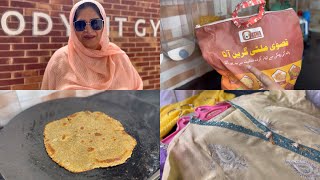 HOW I MAKE THE PERFECT DIET ROTI AND PARATHA  GETTING STITCHED CLOTHES FROM TAILOR [upl. by Caasi]