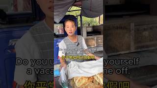 The sad life of a bread seller in China [upl. by Phip]