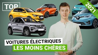 Le TOP 10 des voitures électriques les moins chères en 2021 [upl. by Sergei]