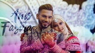 MALAYSIA INDIAN MUSLIM WEDDING Kuala Lumpur   Anis amp Fazira  Reception By NEXT ART [upl. by Teeter]