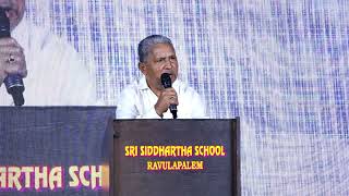 Sri Siddhartha School  Ravulapalem  Kaladarsan  202324 Speech by Director Sri K Mulla Rao [upl. by Groveman]