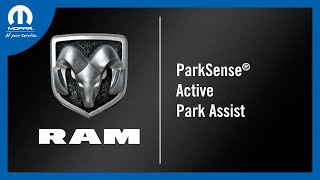 ParkSense® Active Park Assist  How To  2023 Ram 1500 DT [upl. by Nylrad]