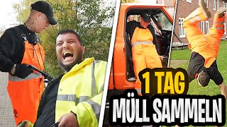 1 TAG als MÜLLSAMMLER mit AbuGoku9999 😂🦺 ZUSCHAUER helfen mit  MontanaBlack IRL [upl. by Sackville]