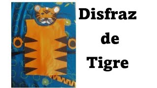 como hacer disfraz de Tigre [upl. by Nylaf]