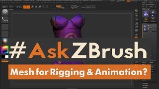 AskZBrush “How can I decimate a model into quads so its easier to rig and animate” [upl. by Etac]