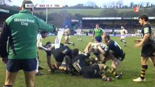 Tries in Europe 2010 2011 day 6 Wasps  Toulouse [upl. by Hertzfeld]