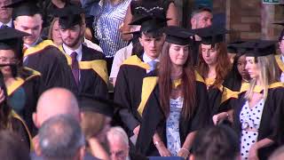 Keele University Graduation 8th July 2024 1000am [upl. by Deckert]