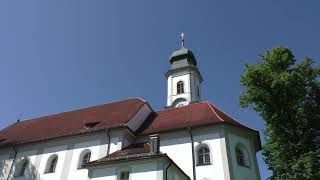 Lechbruck am See OAL  Pfarrkirche Mariä Heimsuchung Vollgeläut am Freitag um 1500 [upl. by Livingstone]