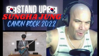 Sungha Jung quotCanon Rockquot 2022 Version Shakes  P Reacts [upl. by Atteynod]