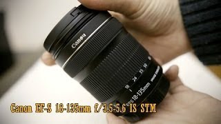 Canon EFS 18135mm f3556 IS STM lens review with samples [upl. by Alric]