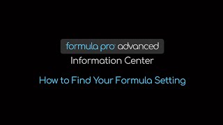 Baby Brezza Formula Pro Advanced Information Center  How To Find Your Formula Setting [upl. by Garrot]