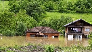 State of emergency in Austria Bosnia and Serbia after severe floods [upl. by Somisareg422]