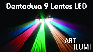 Restauração Iluminação Anos 90 Dentadura Art Ilumi LED 9 Lentes [upl. by Ynohtnakram]