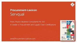 Servqual from Procurement Lexicon [upl. by Trace]