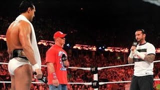 John Cena and CM Punk demand WWE Championship rematches Raw August 22 2011 [upl. by Ambros254]