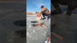 fishing of ice outdoors fish [upl. by Rihaz]