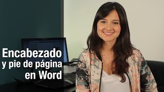 Configurando Diseño Encabezado y Pie de página en Word 2010 [upl. by Lyrpa]