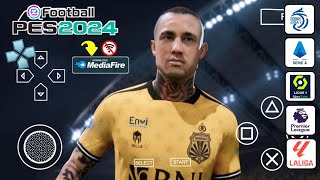 Gameplay eFootball PES 2024 PPSSPP Liga Indonesia amp Liga Eropa on Mobile [upl. by Votaw]