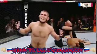 KHABIB NURMAGOMEDOV VS THIAGO TAVARES beautiful ko elbows [upl. by Weiler130]