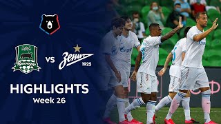 Highlights FC Krasnodar vs Zenit 24  RPL 201920 [upl. by Rafaj]